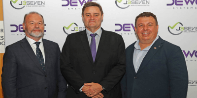 Asensions (formerly DEWC Services) executive team pictured with J3Seven team